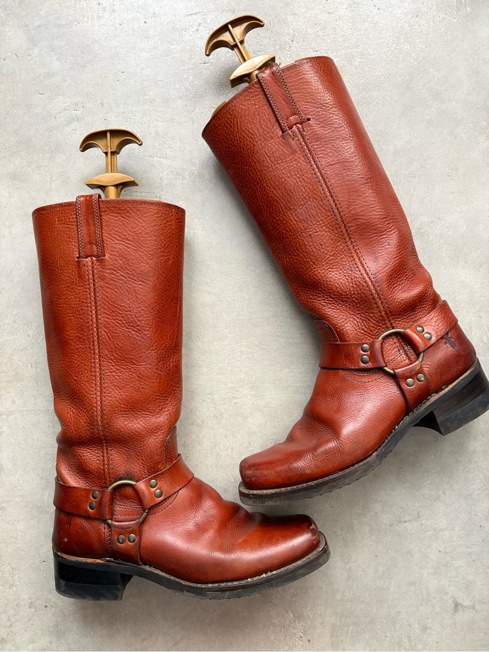 FRYE 🇺🇸15R Harness Boots Just Resoled - Picture 14 of 16